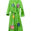 Fight Club 1999 Tyler Durden Green Belted Robe Coat