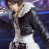 Final Fantasy Squall Leonhart Gaming Black Leather Jacket