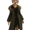 Final Fantasy XIV Rebel Brown Fur Coat