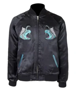 Final Fantasy XV Noctis Lucis Caelum Black Bomber Jacket