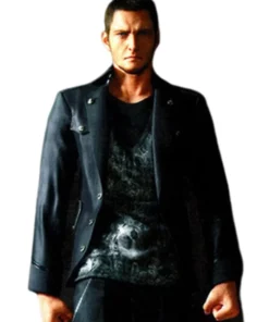 Final Fantasy XV Video Game Cor Leonis Black Suiting Fabric Blazer Jacket
