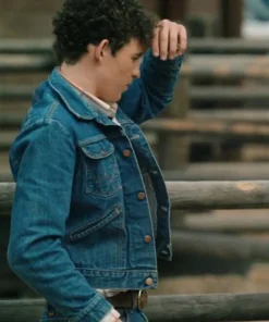Finn Little Yellowstone S05 Denim Blue Jacket