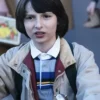 Finn Wolfhard Stranger Things Off White Cotton Jacket