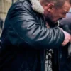 Florian Schmidtke Movie Sixty Minutes 2024 Winkler Black Leather Jacket