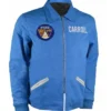 Ford v Ferrari Carroll Shelby Blue Ford Patch Cobra Jacket