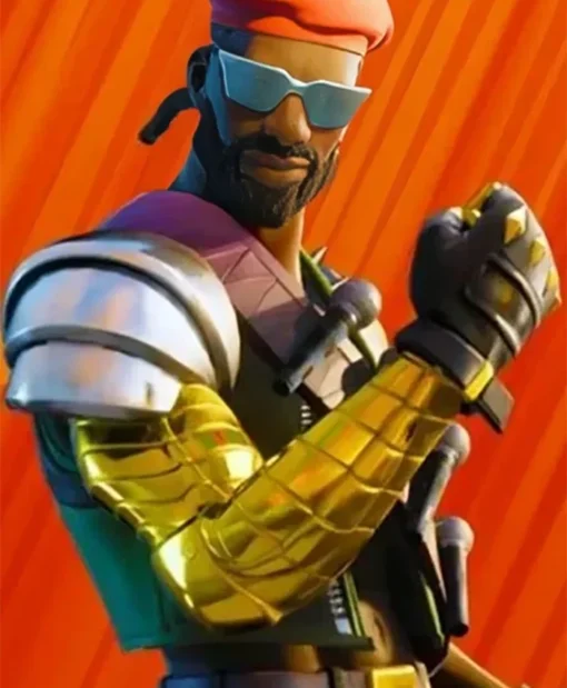 Fortnit Game Major Lazer Leather Jacket
