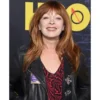 Frances Fisher Watchmen Los Angeles Oct 2019 Editorial Premiere Black Leather Jacket