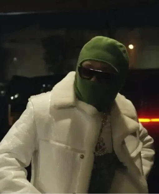 Future Type Shit White Fur Jacket