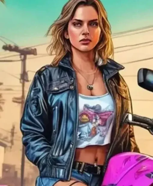 GTA 6 Protagonist Black Jacket