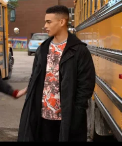 Gabriel Darku October Faction Black Trench Coat