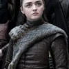 Game Of Thrones Maisie Williams Real Leather Coat
