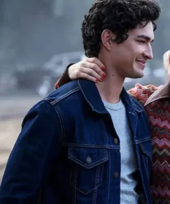 Gavin Leatherwood Chilling Adventures of Sabrina Blue Jean Trucker Jacket