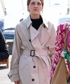 Geek Girl 2024 Emily Carey Trench Cotton Coat
