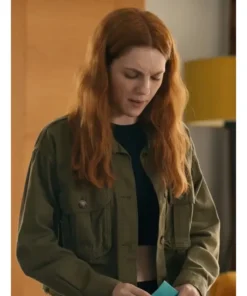 Geek Girl 2024 Harriet Manners Green Cropped Jacket