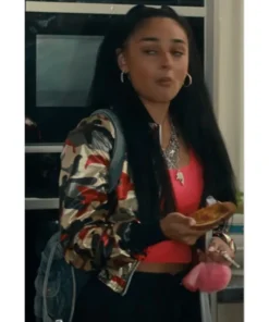 Geek Girl 2024 Nat Gray Camo Print Jacket