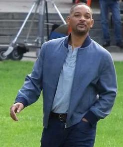 Gemini Man Will Smith Blue Jacket