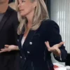 General Hospital Laura Wright Navy Blue Blazer