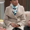 General Hospital Vernee Watson Johnson Wrap Long Coat