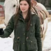 Georgie Heartland TV Series Green Cotton Hooded Jacket