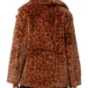 Get Now Grande Faux Mink Fur Leopard Print Coat For Men And Women