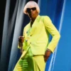 American Rapper Tyler the Creator Igor Green Suit For Men