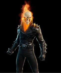 Ghost Rider Fortnit Chapter 2 S04 Battle Pass Black Leather Jacket