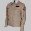 Ghostbusters Afterlife Fur Collar Cotton Beige Jacket