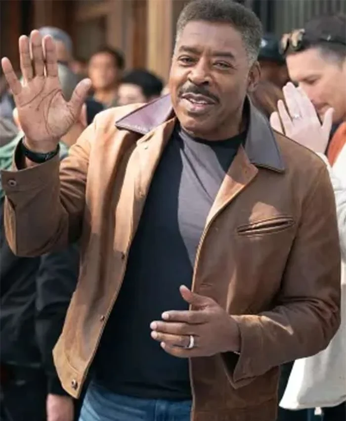 Ghostbusters Frozen Empire 2024 Ernie Hudson Leather Jacket LJB