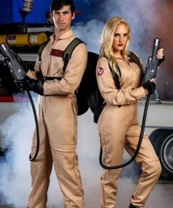 Ghostbusters Halloween Light Brown Combo Costume