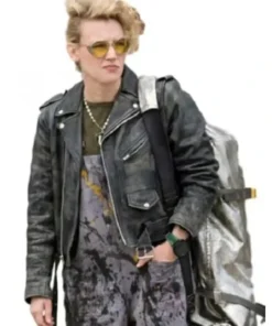 Ghostbusters Jillian Holtzmann Black Biker Jacket