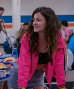 Ginny And Georgia Maxine Baker Polyester Pink Hooded Jacket