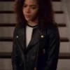 Ginny And Georgia S02 Ginny Miller Cropped Leather Jacket
