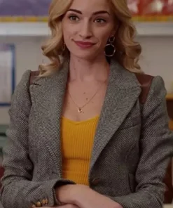 Ginny & Georgia Miller Gray Wool Blazer