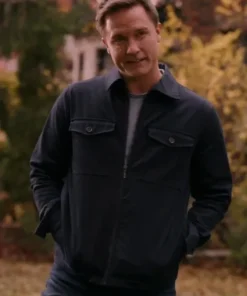 Ginny & Georgia Mayor Paul Randolph Black Cotton Jacket