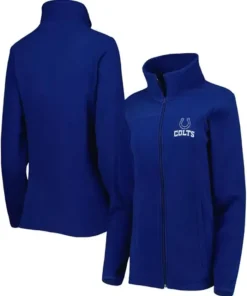 Giovanni Indianapolis Colts Football Full-Zip Blue Track Jacket