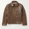 Golden Bear Brown Leather Jacket
