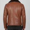 Golden Bear Brown Shearling Leather Jacket