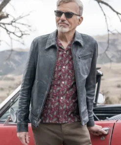 Goliath Billy Bob Thornton Black Leather Jacket