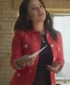 Good Trouble S03 Cierra Ramirez Red Jacket-2