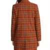 Good Trouble S04 Raisa Plaid Brown Blazer-back