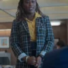 Good Trouble S05 Zuri Adele Plaid Blazer