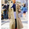 Gossip Girl 2021 Julien Calloway Beige Trench Coat