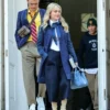Gossip Girl Audrey Hope Blue Coat