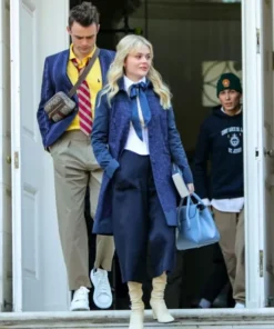 Gossip Girl Audrey Hope Blue Coat