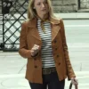 Gossip Girl Serena Van Woodsen Brown Blazer