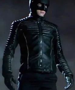 Gotham Bruce Wayne Black Quilted Jacket