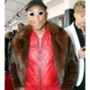 Grammy Awards 2023 Pharrell Williams Brown Fur Coat