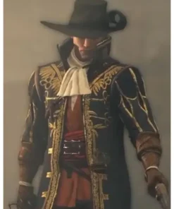 Greedfall Vasco Black Wool Coat sale
