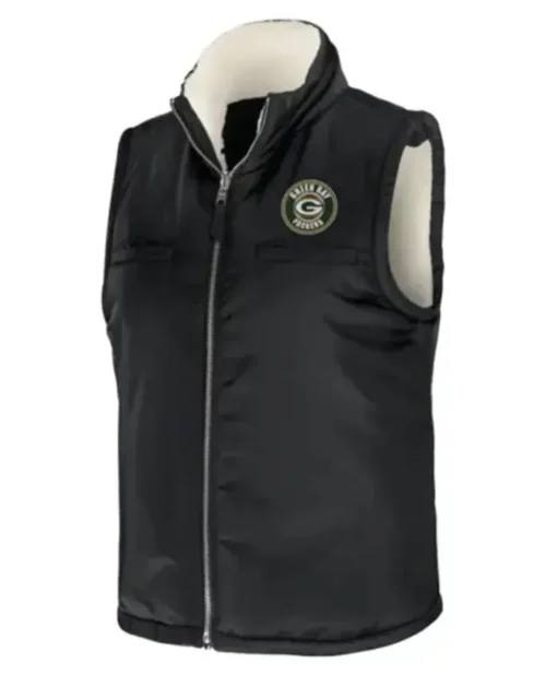 Green Bay Packers Black NFL Vest