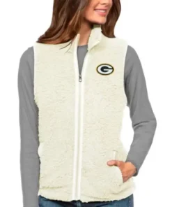 Green Bay Packers NFL White Vest